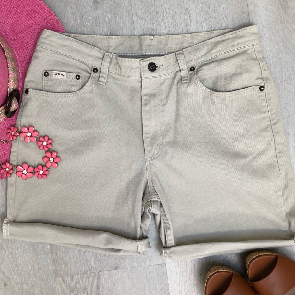 Lee Denim Cutoff Stretch Shorts Size 14
